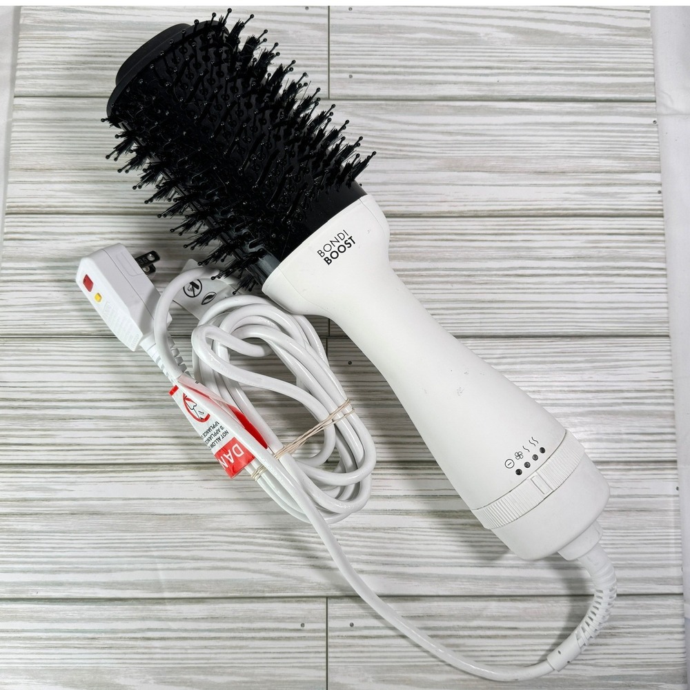 BondiBoost Blowout Brush White Black Hair Dryer Volumizer Ionic‎ Styler
